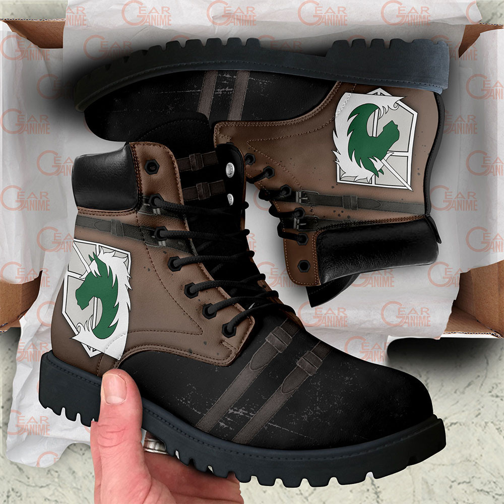 Shingeki Police Brigade Custom Combat Boots - Image 2