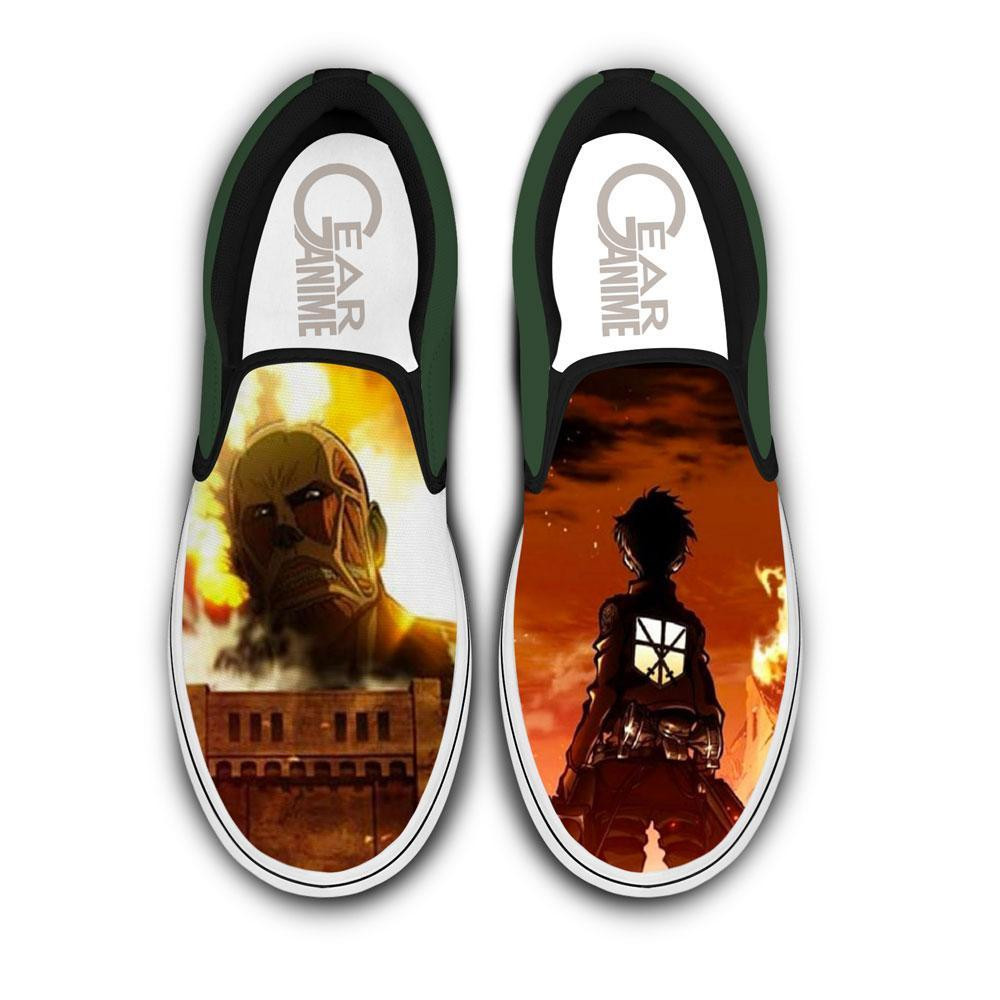 Shingeki Custom Slip-On Canvas