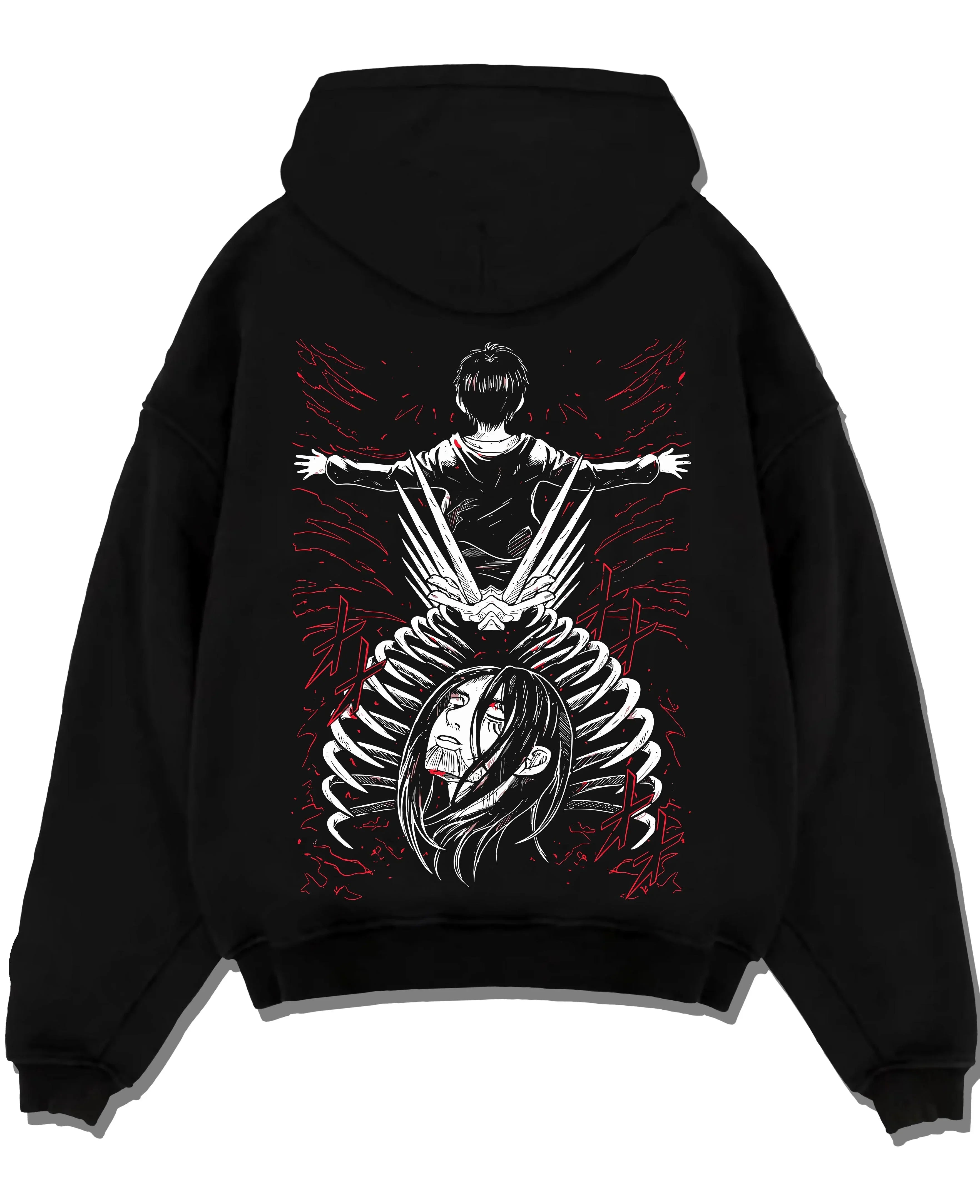 Eren Founding Titan Hoodie Attack on Titan Transformation