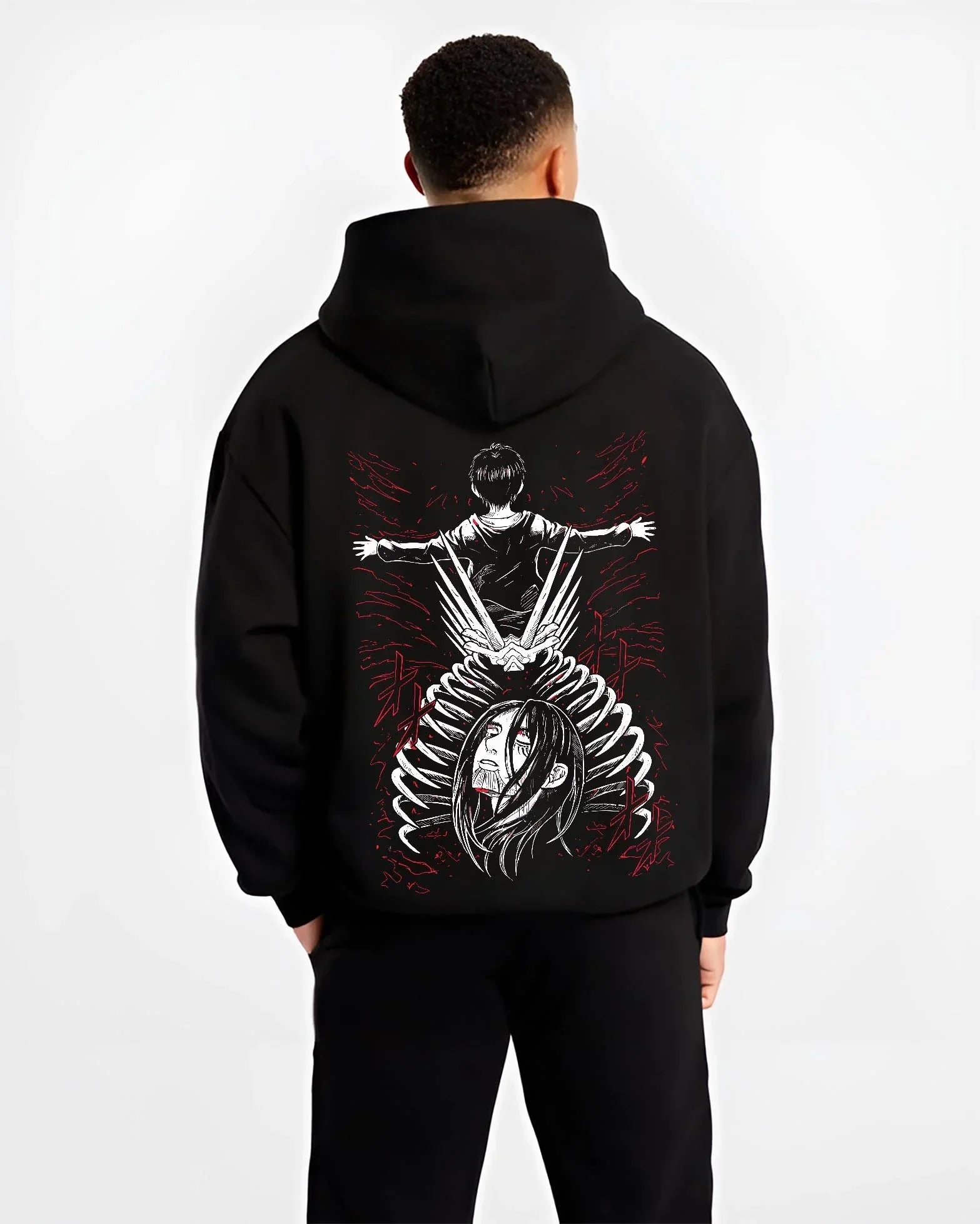 Eren Founding Titan Hoodie Attack on Titan Transformation - Image 2