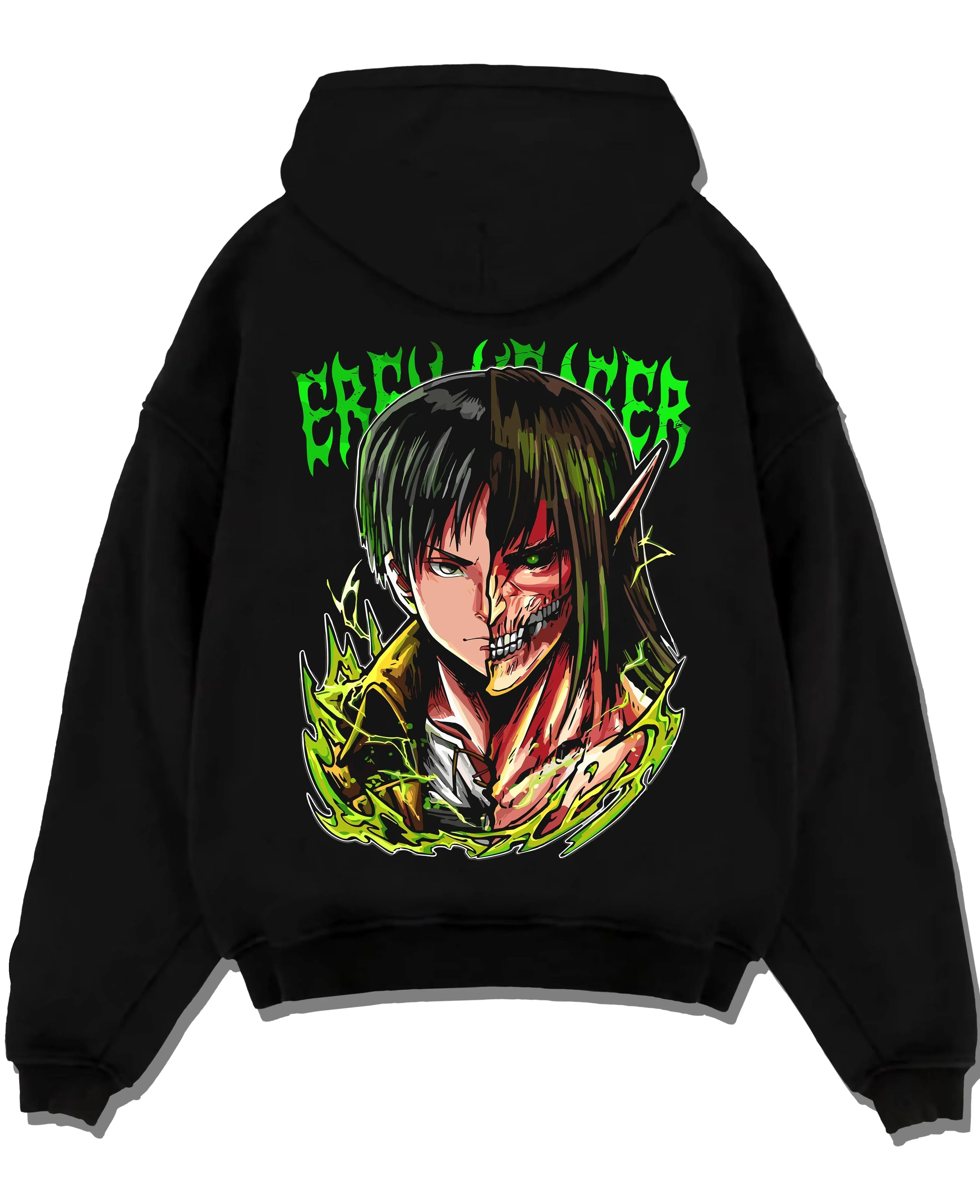 Eren Yeager Hoodie Attack on Titan Half Titan Portrait