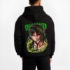 AOTHALF B.black hoodie male back view - Attack On Titan UK Shop
