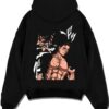 AOTSHFT A.black hoodie flat back design - Attack On Titan UK Shop