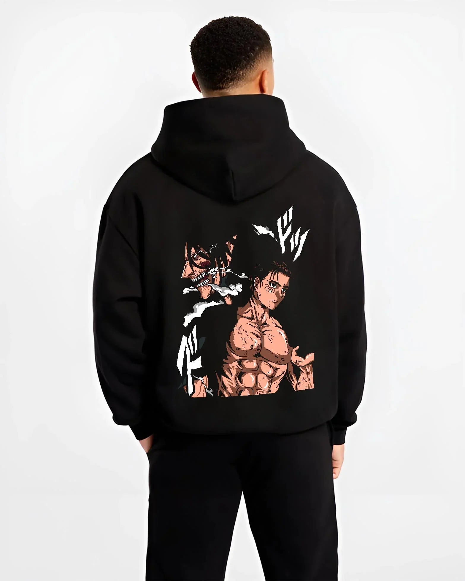 Eren Yeager Hoodie Attack on Titan Shifter Titan Power - Image 2