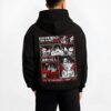 AOTV9 B.black hoodie male back view - Attack On Titan UK Shop
