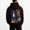 ERENDBX B.black hoodie male back view - Attack On Titan UK Shop