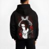 ERENXVL B.black hoodie male back view - Attack On Titan UK Shop