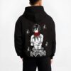 MIKCOM B.black hoodie male back view - Attack On Titan UK Shop