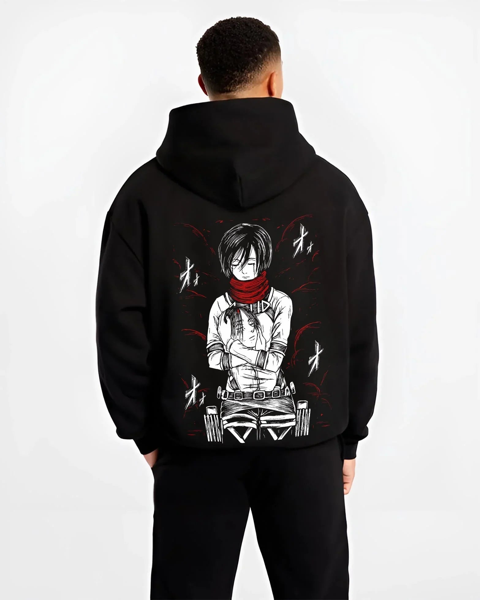 Mikasa Ackerman Hoodie Attack on Titan Winter Gear - Image 2