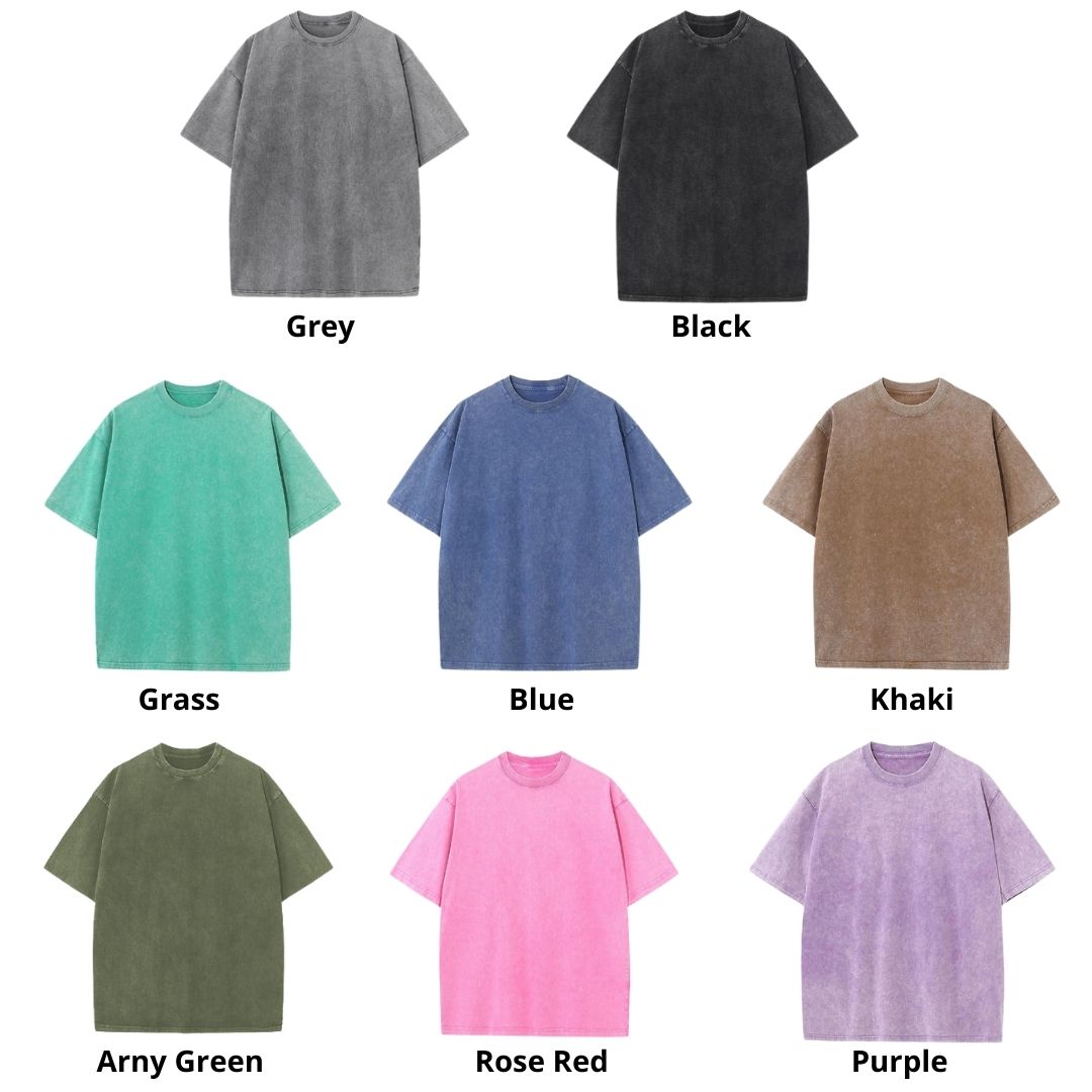 Mineral Wash T Shirt Color - Attack On Titan UK Shop