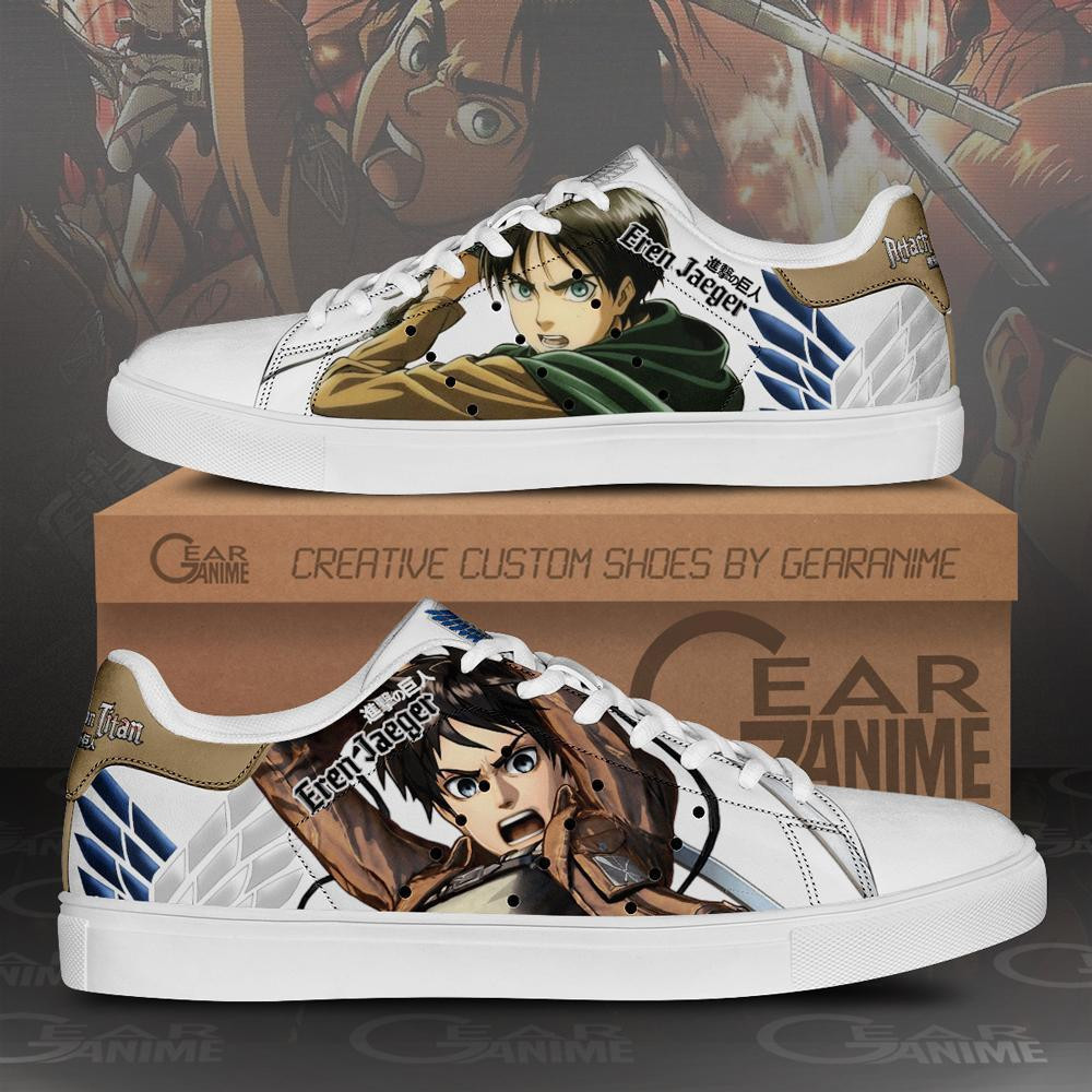 Eren Yeager Custom Classic Skate Shoes