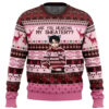 Are You Wearing My Sweater Attack on Titan Ugly Christmas Sweaters FRONT mockup - Attack On Titan UK Shop