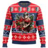 Mikasa Attack On Titan Ugly Christmas Sweater FRONT mockup - Attack On Titan UK Shop