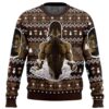 Titan Eren Attack on Titan Ugly Christmas Sweater FRONT - Attack On Titan UK Shop